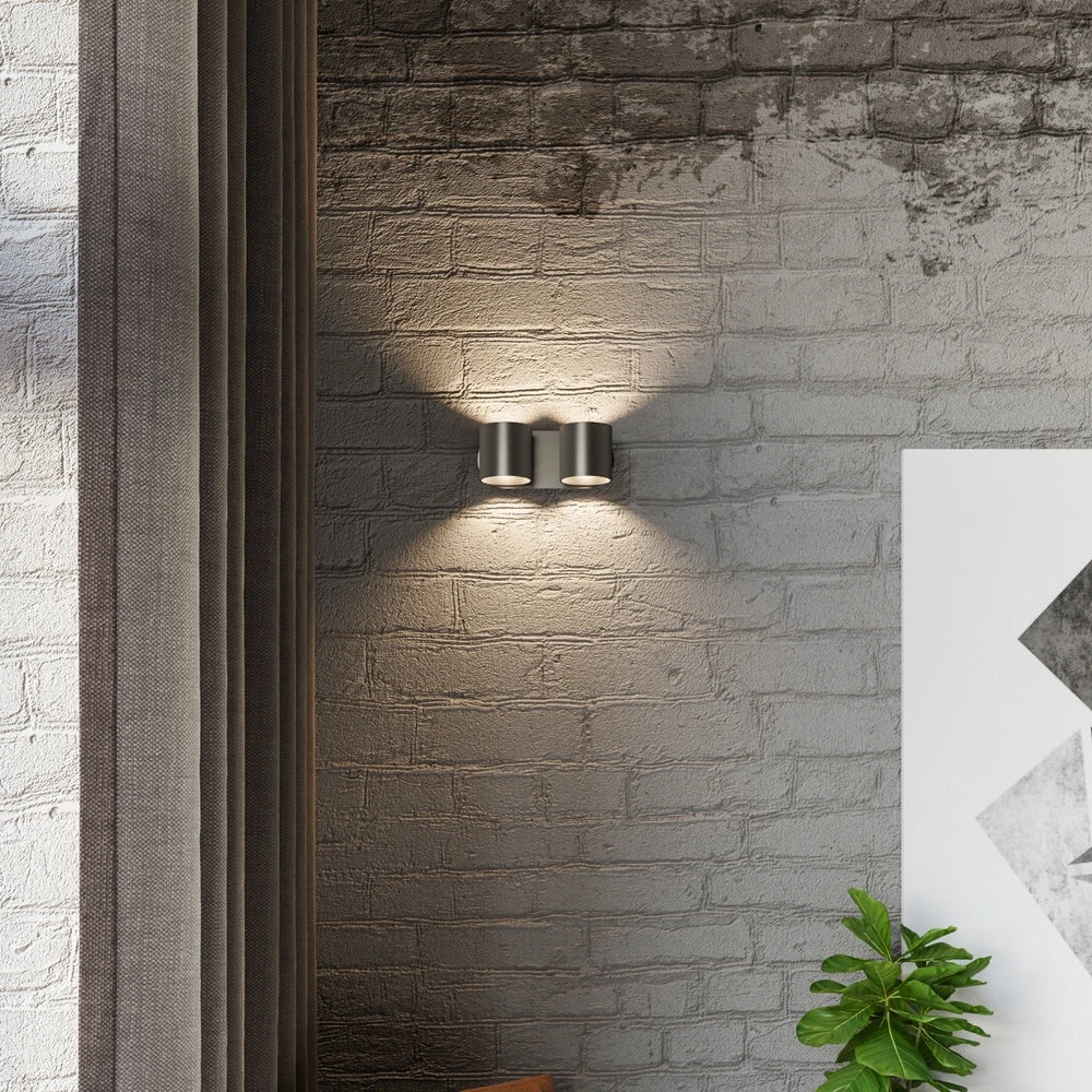 Sollux Lighting ORBIS 2 væglampe Sort, LED kompatibel, IP20, Aluminium, 220-240V, max 50W, CE RoHS