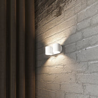 Sollux Lighting ORBIS 2 væglampe LED kompatibel, IP20, 220-240V, Aluminium Mat Guld Finish, CE RoHS