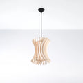 Sollux Lighting ORIANA hængelampe træ, LED kompatibel, 220-240V, IP20, Mat guld messing finish