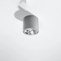 Sollux Lighting TIUBE loftspot, LED klar, IP20, 220-240V, maks. 50W, Mat Guld Aluminium