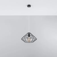 Sollux Lighting UMBERTO LED pendellampe, Sort, IP20, Aluminium, 220-240V, maks 50W, CE RoHS