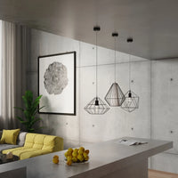 Sollux Lighting UMBERTO LED pendellampe, Sort, IP20, Aluminium, 220-240V, maks 50W, CE RoHS