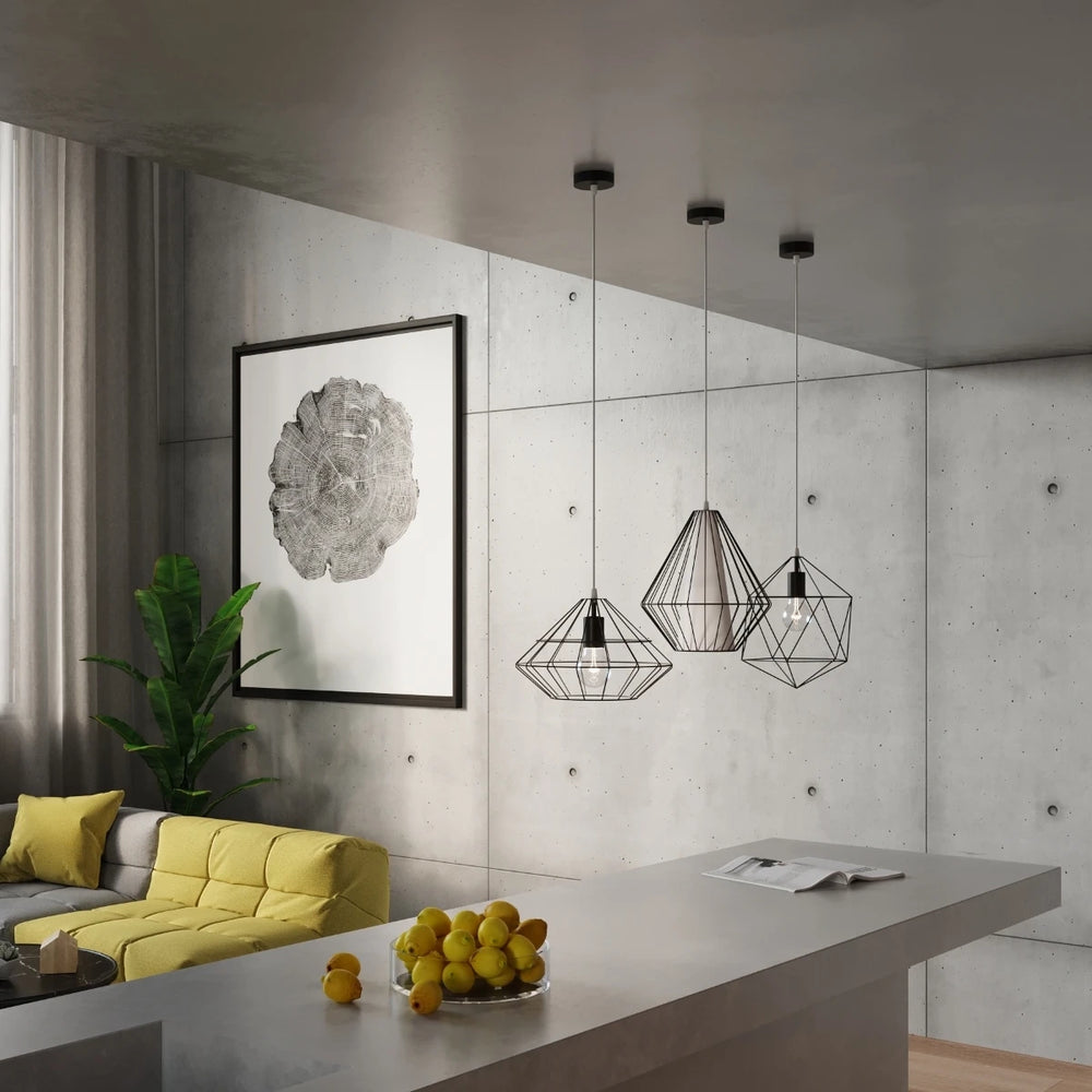 Sollux Lighting UMBERTO LED pendellampe, Sort, IP20, Aluminium, 220-240V, maks 50W, CE RoHS