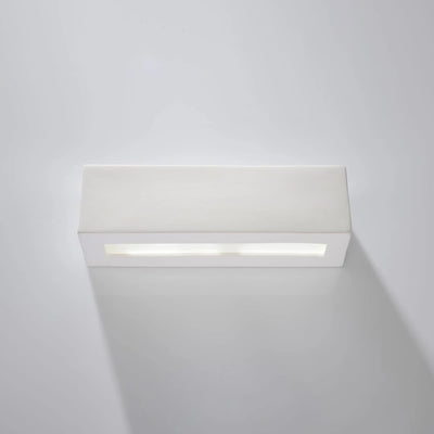 Sollux Lighting VEGA keramisk væglampe, LED kompatibel, IP20, E27 maks 50W, Mat guld messing finish