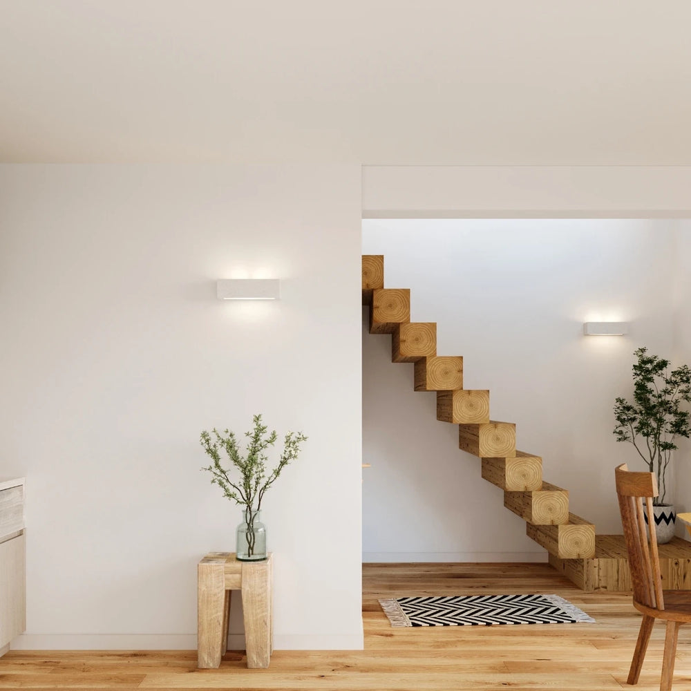 Sollux Lighting VEGA keramisk væglampe, LED kompatibel, IP20, E27 maks 50W, Mat guld messing finish