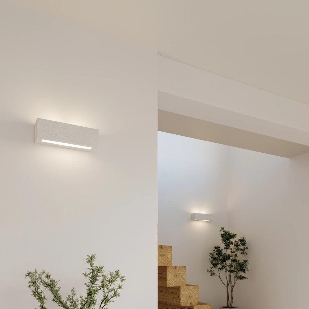 Sollux Lighting VEGA keramisk væglampe, LED kompatibel, IP20, E27 maks 50W, Mat guld messing finish