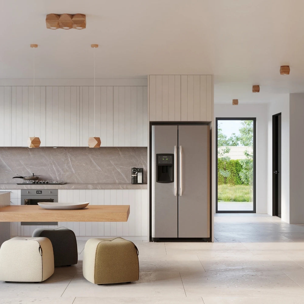 Sollux Lighting Woody hængelampe naturtræ, LED kompatibel op til 50W, IP20, CE RoHS, Mat guld finish