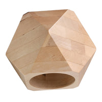 Sollux Lighting Woody væglampe naturligt træ, LED E27, IP20, Aluminium Mat Guld, 220-240V, CE RoHS