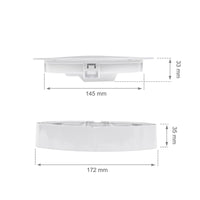 Spectrum ALGINE 2in1 LED downlight 12W 3000K 1200 lumens 230V IP20 round surface or recessed White