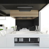 Spectrum ALGINE LINE LED ceiling panel 44W 4000K 5300 lumens IP20 600x600mm Black UGR<16 CRI>80