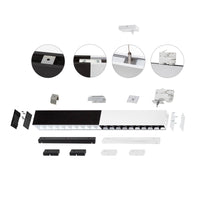 Spectrum ALLDAY Inspire One LED loftlampe 35W 230V 3000K 4350 lumen 115° IP20 Sort 1120mm