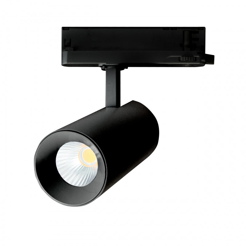 Spectrum ANDROMEDA LED Track Light 15-27W 3000K 3000 lumens CRI>90 36° 60° Black IP20 3-Phase 230V