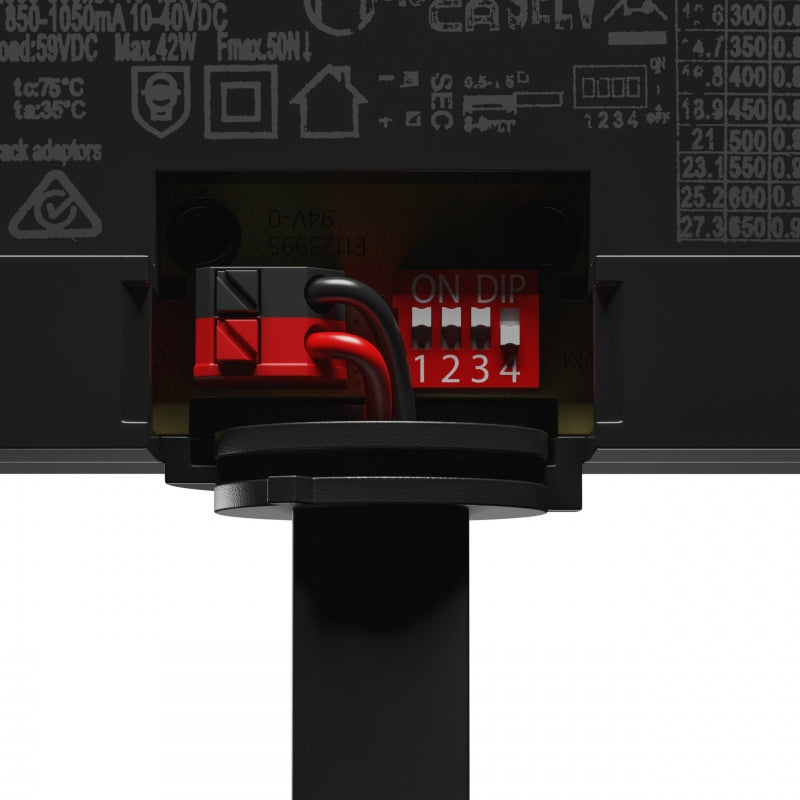 Spectrum ANDROMEDA LED Track Light 15-27W 4000K 3200 lumens CRI>90 36°/60° Black 3-Phase IP20