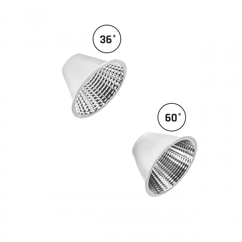 Spectrum ANDROMEDA LED Sporbelysning 3-Faset 15-27W 3000K 3000 lumen CRI>90 36° 60° IP20 Hvid Aluminium