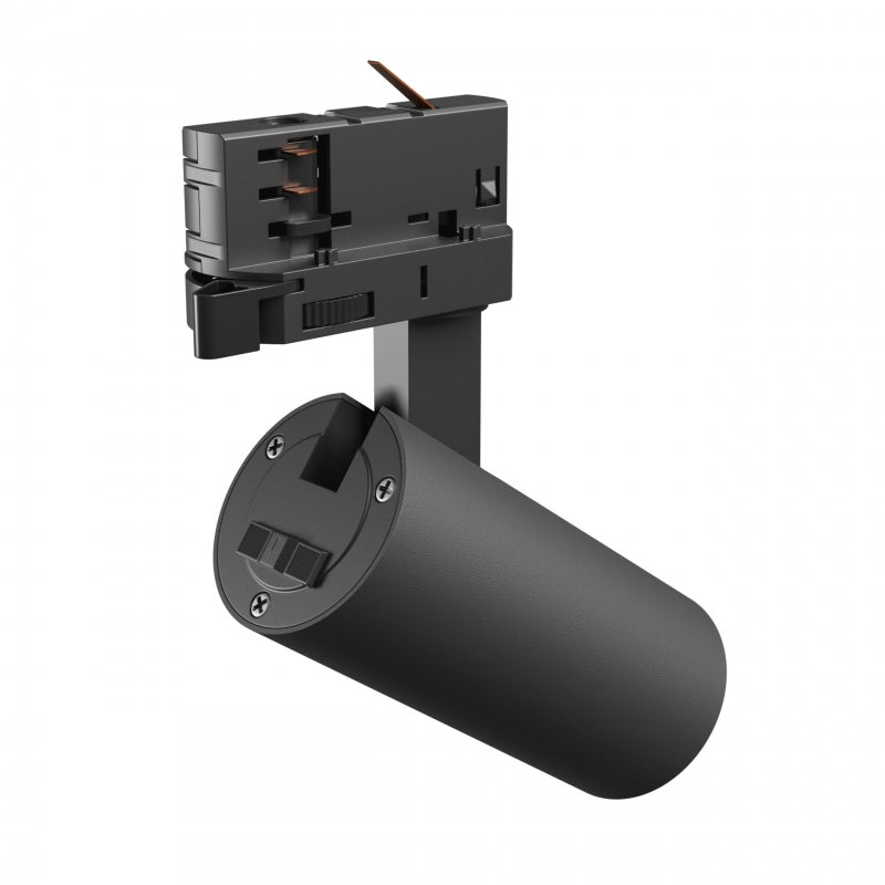 Spectrum ANDROMEDA PRIME LED Skinnelys 3-Faset 8W CCT 230V 25° Lysstråle IP20 Sort Aluminium
