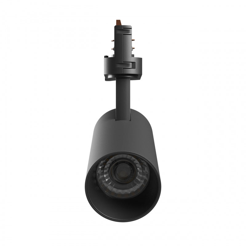 Spectrum ANDROMEDA PRIME LED Skinnelys 3-Faset 8W CCT 230V 25° Lysstråle IP20 Sort Aluminium