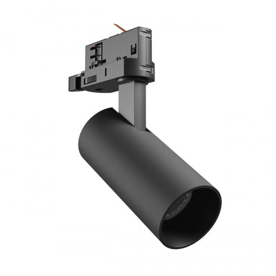 Spectrum ANDROMEDA PRIME LED Skinnelys 3-Faset 8W CCT 230V 25° Lysstråle IP20 Sort Aluminium