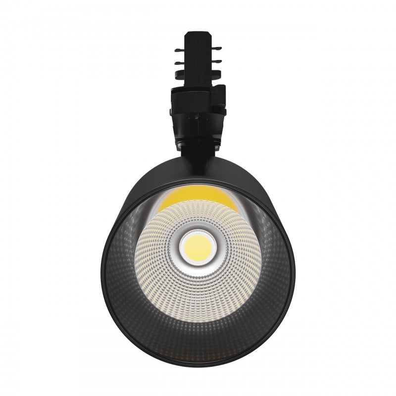 Spectrum ARTEMIDA Maxi LED Skinnearmatur 12-42W 4000K 4500 lumen CRI>90 IP20 3-Faset Sort Aluminium