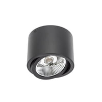 Spectrum CHLOE AR111 GU10 LED loftlampe, IP20, rund justerbar Sort aluminiumsarmatur, 20W maks 250V