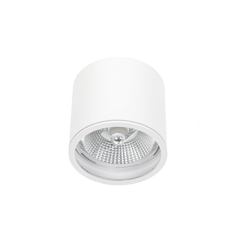 Spectrum CHLOE AR111 GU10 Overflademonteret Loftlampe IP65 Hvid Aluminium 250V Indendørs Udendørs