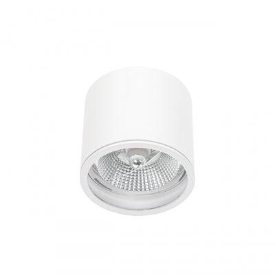 Spectrum CHLOE AR111 GU10 Overflademonteret Loftlampe IP65 Hvid Aluminium 250V Indendørs Udendørs