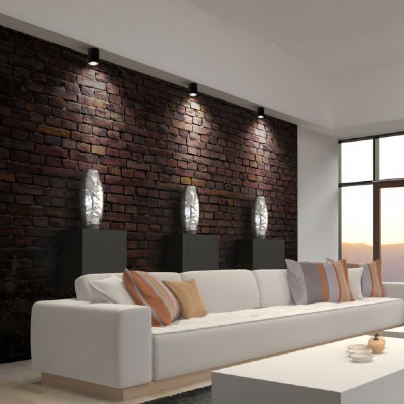 Spectrum CHLOE GU10 LED loftspot, IP20 Sort Sølv justerbar rund, 250V maks 10W, aluminium