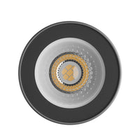 Spectrum CHLOE GU10 LED overfladelys Sort rund IP44 aluminiumshus 250V indendørs brug