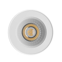 Spectrum CHLOE GU10 Overflademonteret LED Spotlys 250V IP44 Aluminium Hvid Rund 70x90mm