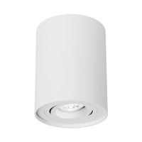 Spectrum CHLOE GU10 Surface Mounted LED Spot, IP20, 250V, Adjustable Round White Aluminum Housing