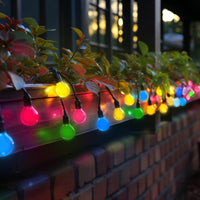 Spectrum GARLAND 5M hængende LED lyskæde, 10xE27 fatninger, IP44 udendørs og indendørs brug, Sort hus