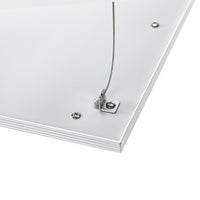 Spectrum ophængsreb til pendelarmatur ALGINE 600x600mm eller 300x1200mm, 1m stål, sølv, 4 stk