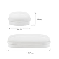 Spectrum LED 8W Oval Loftlampe IP54 230V 4000K Neutral Hvid 820 lumen Polycarbonat Kabinet