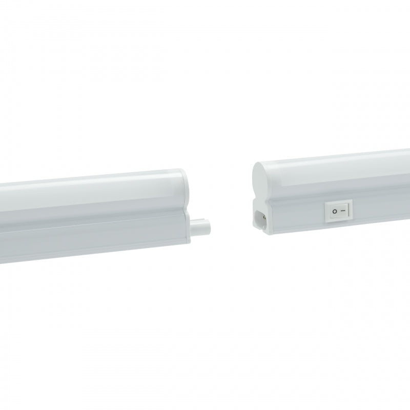 Spectrum LED skabsbelysning 300mm 4W 4000K 400 lumen IP20 Hvid overflademonteret med afbryder 230V