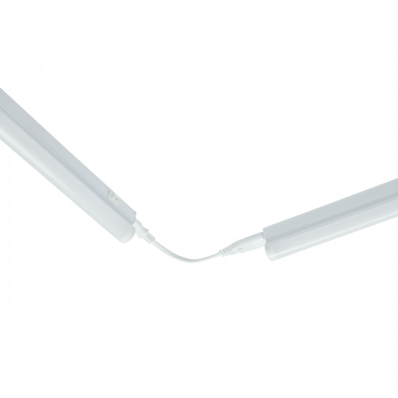 Spectrum LED skabsbelysning 300mm 4W 4000K 400 lumen IP20 Hvid overflademonteret med afbryder 230V