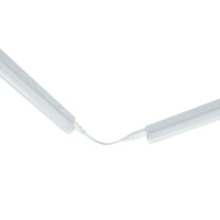 Spectrum LED cabinet light 600mm 7W 6000K 230V IP20 White surface mount with switch