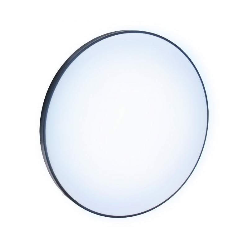 Spectrum LED loftlampe 32W 6000K 230V IP54 rund Hvid Sort 3450 lumen 115° lysvinkel påbygning