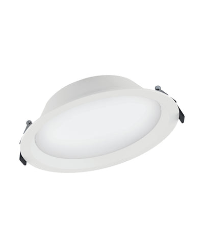 Spectrum LED Downlight Alu DN200 25W 2370 lumen 4000K Køligt Hvid IP44 215mm udskæring