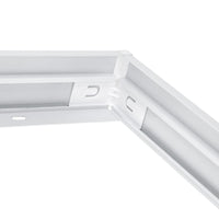 Spectrum LED ramme til påbygget ALGINE armatur 300x1200mm, Hvid aluminium polycarbonat konstruktion