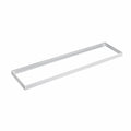 Spectrum LED ramme til påbygget ALGINE armatur 300x1200mm, Hvid aluminium polycarbonat konstruktion