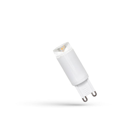 Spectrum LED G9 pære 2.5W 230V 6000K kold hvid 210 lumen 100° strålevinkel keramisk hus ikke dæmpbar