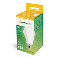 Spectrum LED GLS A60 E27 230V 11.5W 4000K Neutral White Bulb 1150 lumens 220° Beam Indoor Lighting