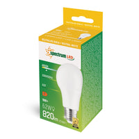 Spectrum LED GLS Pære E27 230V 9W 4000K Neutral Hvid 820 lumen 270° Lysvinkel Ikke Dæmpbar