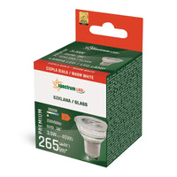 Spectrum LED GU10 230V 4W 3000K Varm Hvid 315 lumen 38° Glas Spotlampe Ikke-Dæmpbar