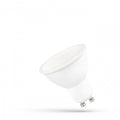 Spectrum LED GU10 230V 9W Neutral Hvid 4000K Pære med Mælkehvidt Dæksel 730 lumen Hvidt Hus
