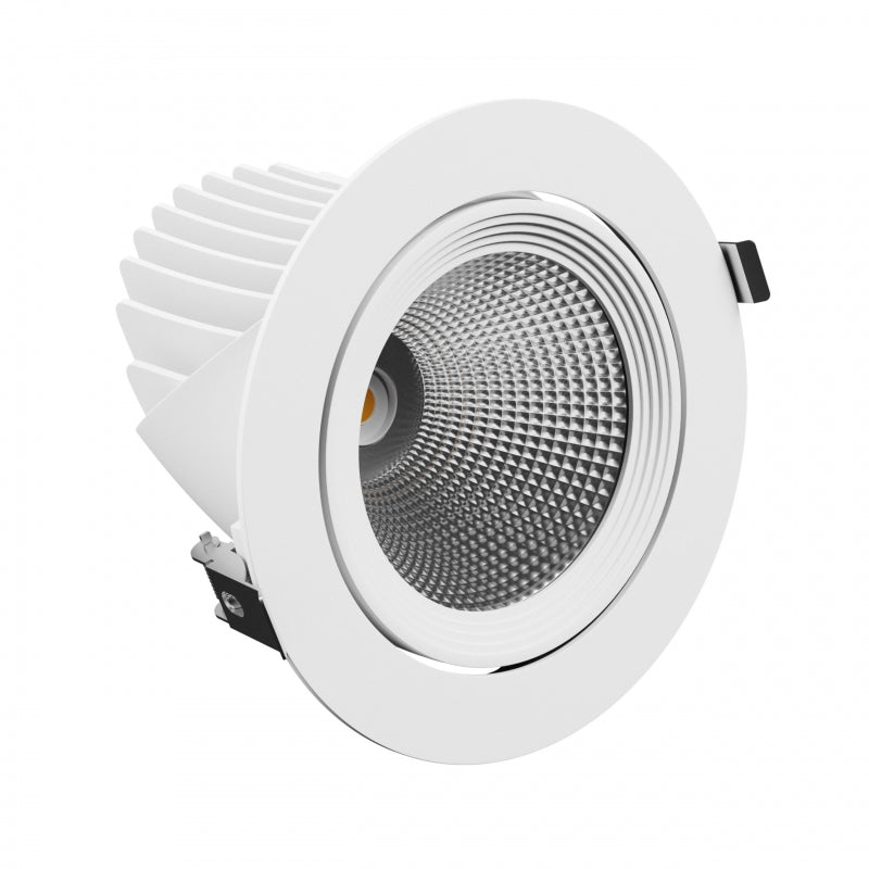 Spectrum LED SILENA 2 recessed downlight 40W 230V 4000K 5000 lumens CRI 80 50° White IP20 aluminum