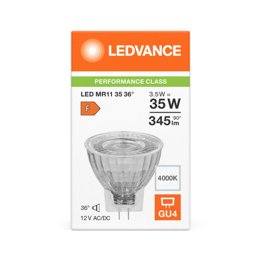 Spectrum LED Spot Reflektor GU4 MR11 4.2W 4000K 345 lumen 36D Kold Hvid erstatter 35W