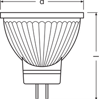 Spectrum LED Spot Reflektor GU4 MR11 4.2W 4000K 345 lumen 36D Kold Hvid erstatter 35W