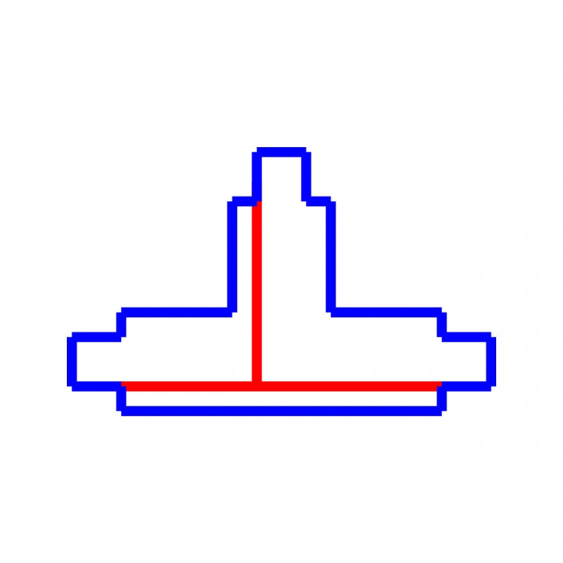 Spectrum LED SPS 2 Forbinder T2 Højre Sort, 230V, IP20 Aluminium Skinnebelysnings Tilbehør