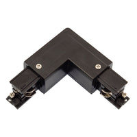 Spectrum LED SPS 2 L Forbinder Højre Sort, Aluminium, 230V, IP20 indendørs skinnebelysningstilbehør