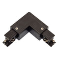 Spectrum LED SPS 2 L Connector Right Black, Aluminum, 230V, IP20 indoor track lighting accessory